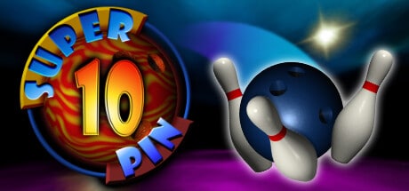 Super 10 Pin game banner - find where to play in the cloud