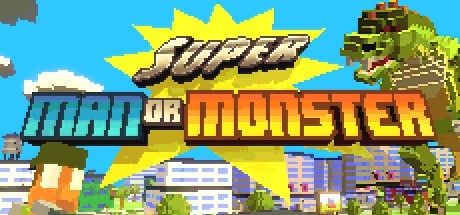 Super Man Or Monster game banner - find where to play in the cloud