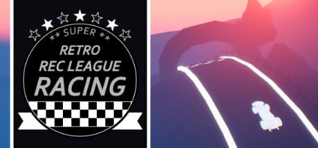 Super Retro Rec League Racing game banner - find where to play in the cloud