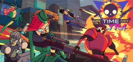 Super Time Force Ultra game banner - find where to play in the cloud