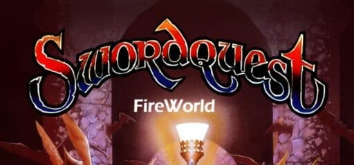 Swordquest: Fireworld game banner - find where to play in the cloud