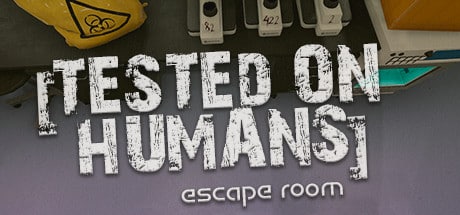 Tested on Humans: Escape Room game banner - find where to play in the cloud