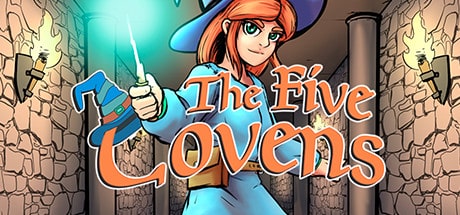 The Five Covens game banner - find where to play in the cloud