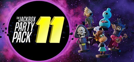 The Jackbox Party Pack 11 game banner - find where to play in the cloud