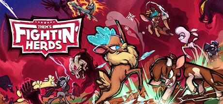 Them's Fightin' Herds game banner - find where to play in the cloud