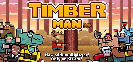 Timberman game banner - find where to play in the cloud