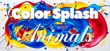 Color Splash: Animals game banner - find where to play in the cloud