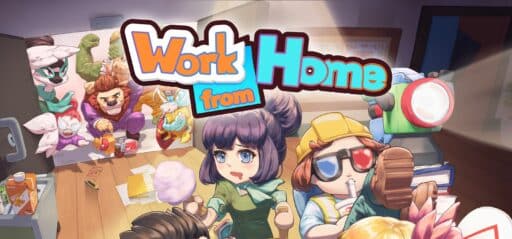Work from Home game banner - find where to play in the cloud