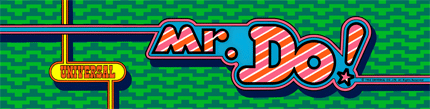 Mr Do! arcade game header logo