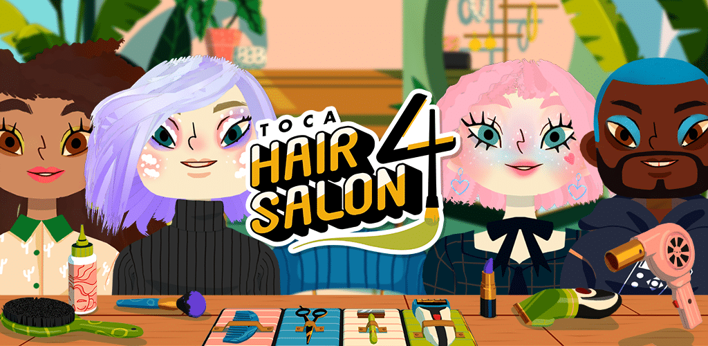 Toca Boca Hair Salon 4 start screen