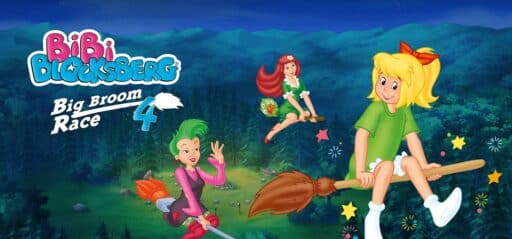 Bibi Blocksberg - Big Broom Race 4 game banner - find where to play in the cloud