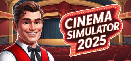 Cinema Simulator 2025 game banner - find where to play in the cloud