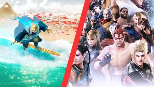 Collage of Game Banners for Virtua Fighter 4 REVO and Sword of the Sea - two games that opted into GeForce NOW on Steam recently