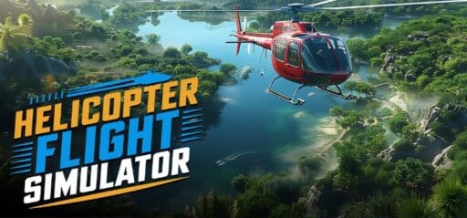 Helicopter Flight Simulator game banner - find where to play in the cloud