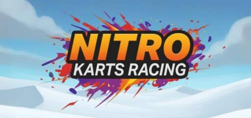 Nitro Karts Racing game banner - find where to play in the cloud
