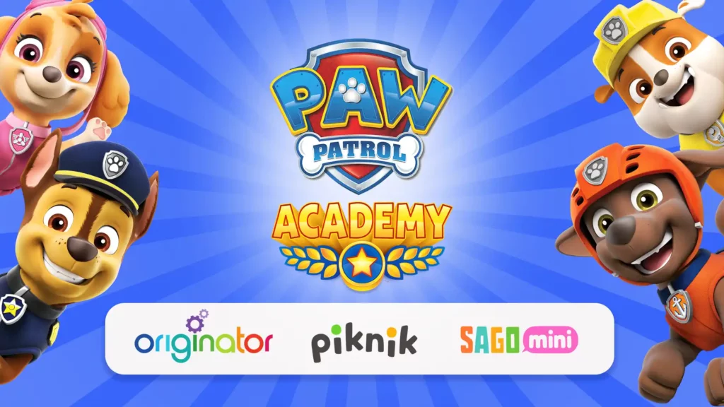 Paw Patrol Academy game banner