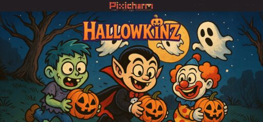 Pixicharm - Hallowkinz game banner - find where to play in the cloud