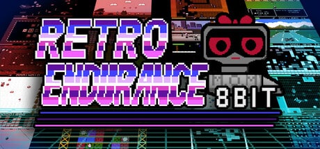 Retro Endurance 8bit game banner - find where to play in the cloud