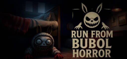 Run from BUBOL horror game banner - find where to play in the cloud