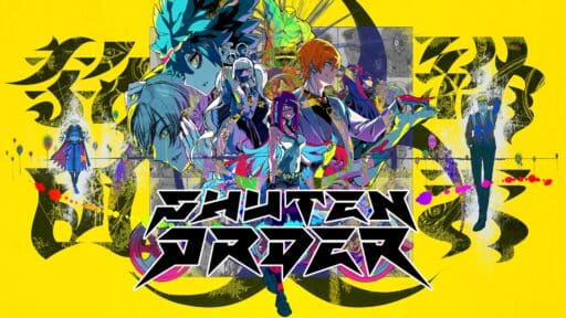 Colorful anime-style characters with bold text "SHUTEN ORDER" on a vibrant yellow and abstract background.