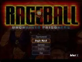 Rageball home start screen