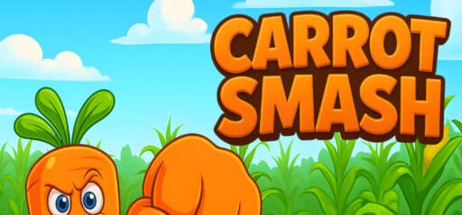 Carrot Smash game banner - find where to play in the cloud