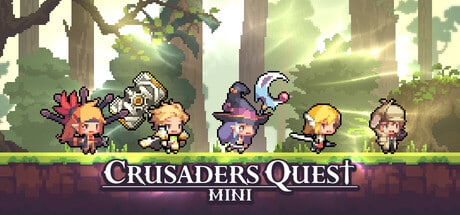 Crusaders Quest: Mini game banner - find where to play in the cloud