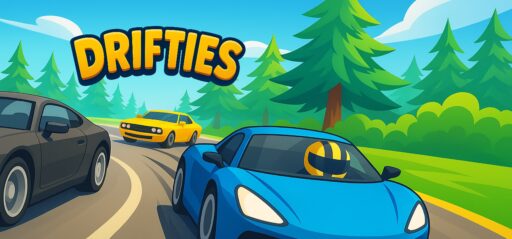 Drifties game banner - find where to play in the cloud