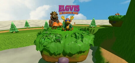 Elgvis Big Antlers Hunt game banner - find where to play in the cloud