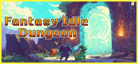 Fantasy Idle Dungeon game banner - find where to play in the cloud