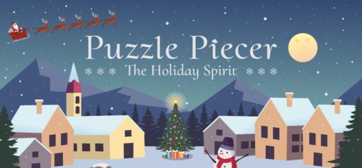 Puzzle Piecer: The Holiday Spirit game banner - find where to play in the cloud