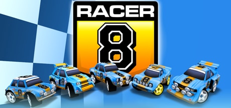 Racer 8 game banner - find where to play in the cloud