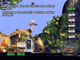 Creatures Playstation gameplay screenshot
