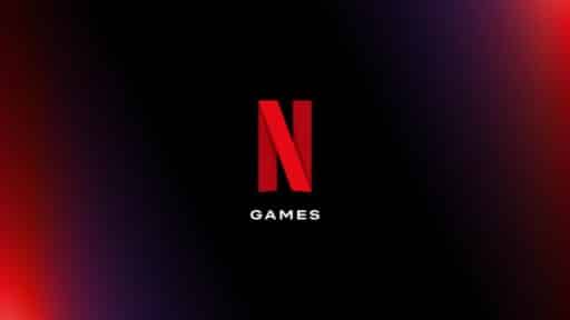 Red Netflix "N" logo above the word "GAMES" on a black background with red and purple edges, hinting at Netflix's move into cloud gaming subscriptions with Netflix Games.