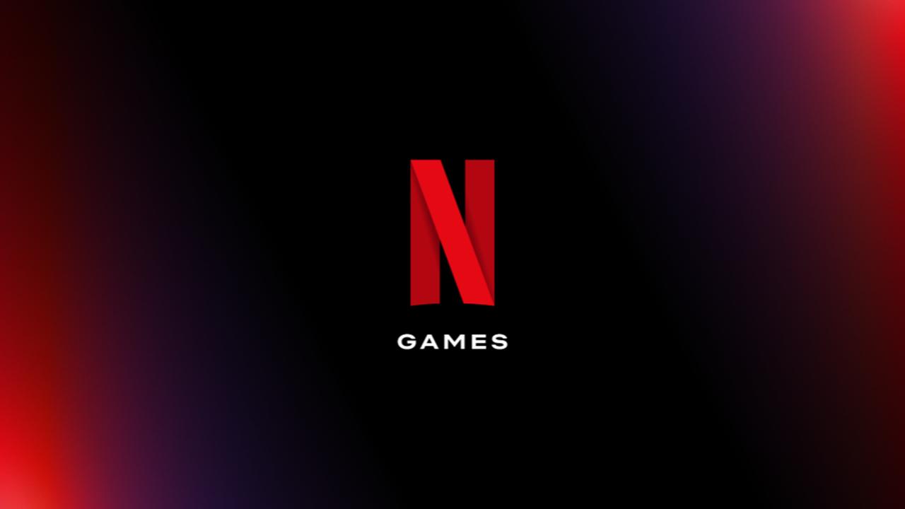 Red Netflix "N" logo above the word "GAMES" on a black background with red and purple edges, hinting at Netflix's move into cloud gaming subscriptions with Netflix Games.