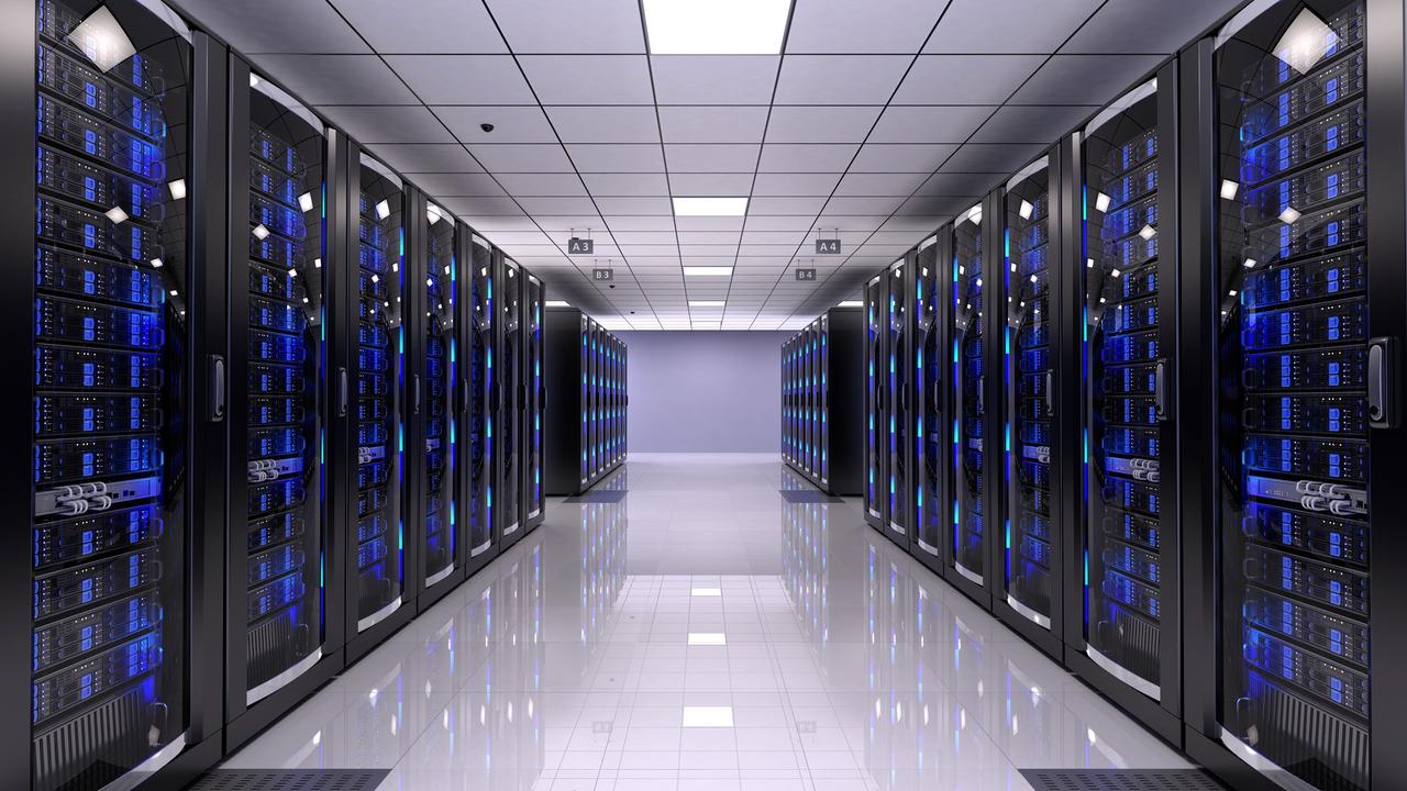 Data center servers used for high-density cloud computing and GPU workloads