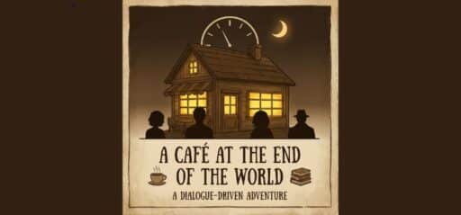 A Cafe at the End of the World game banner - find where to play in the cloud