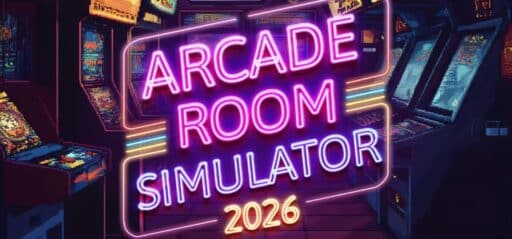 Arcade Room Simulator 2026 game banner - find where to play in the cloud