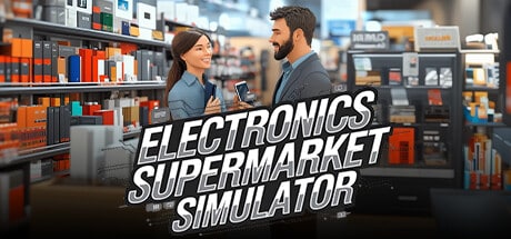 Electronics Supermarket Simulator game banner - find where to play in the cloud