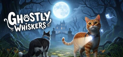 Ghostly Whiskers game banner - find where to play in the cloud