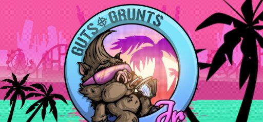 Guts 'n Grunts Jr. game banner - find where to play in the cloud