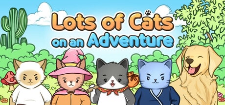 Lots of Cats on an Adventure game banner - find where to play in the cloud