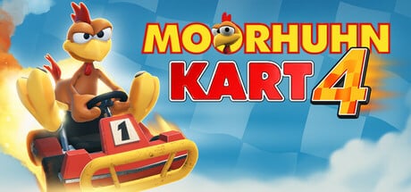 Moorhuhn Kart 4 game banner - find where to play in the cloud