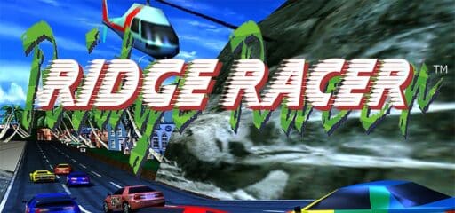RIDGE RACER game banner - find where to play in the cloud