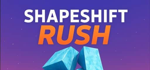 ShapeShift Rush game banner - find where to play in the cloud