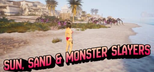 Sun, Sand & Monster Slayers game banner - find where to play in the cloud