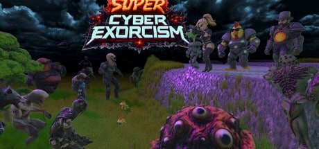 Super Cyber Exorcism game banner - find where to play in the cloud