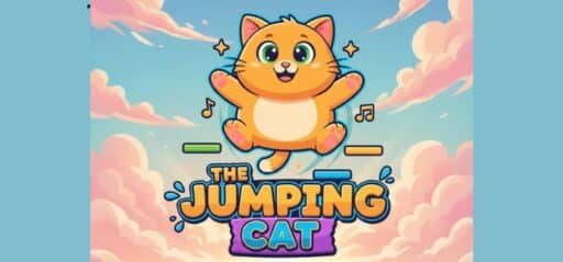 The Jumping Cat game banner - find where to play in the cloud