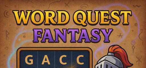 Word Quest Fantasy game banner - find where to play in the cloud