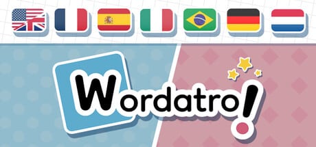 Wordatro! game banner - find where to play in the cloud
